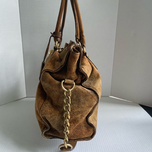Michael Kors Hamilton distressed suede bag - Picture 8 of 13